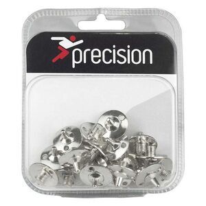 Precision Steel Cricket Spikes (Pack of 20) / Silver